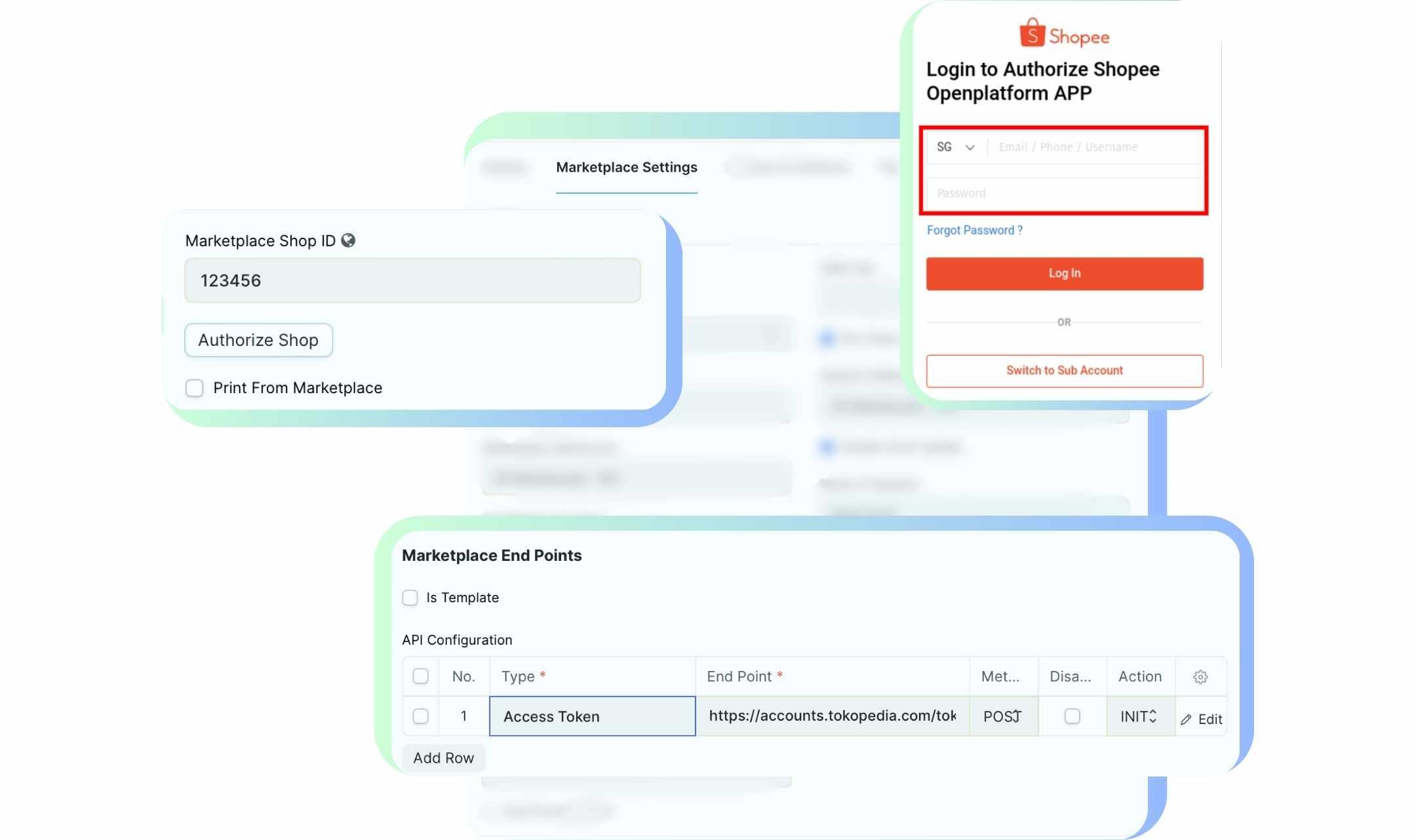 Hubungkan Toko Marketplace dengan sistem VEF dengan mudah.